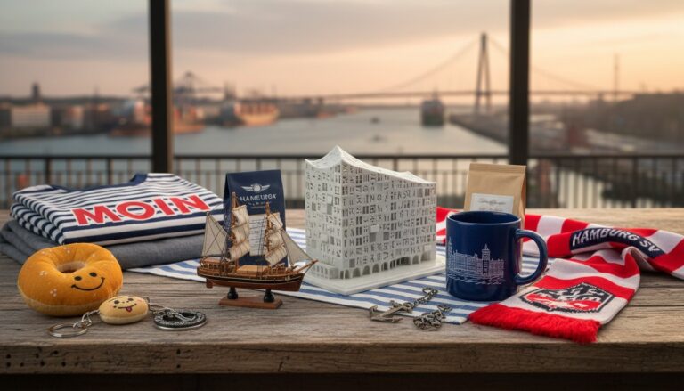 Hamburg-Souvenirs und ein typisch deutscher Geschenke-Guide für unvergessliche Erinnerungsstücke